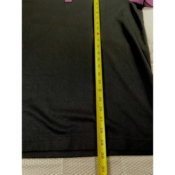 Travis Mathew Bushwood Polo Shirt‎ Mens Small Purple Black Golf Country Club - Picture 9 of 9